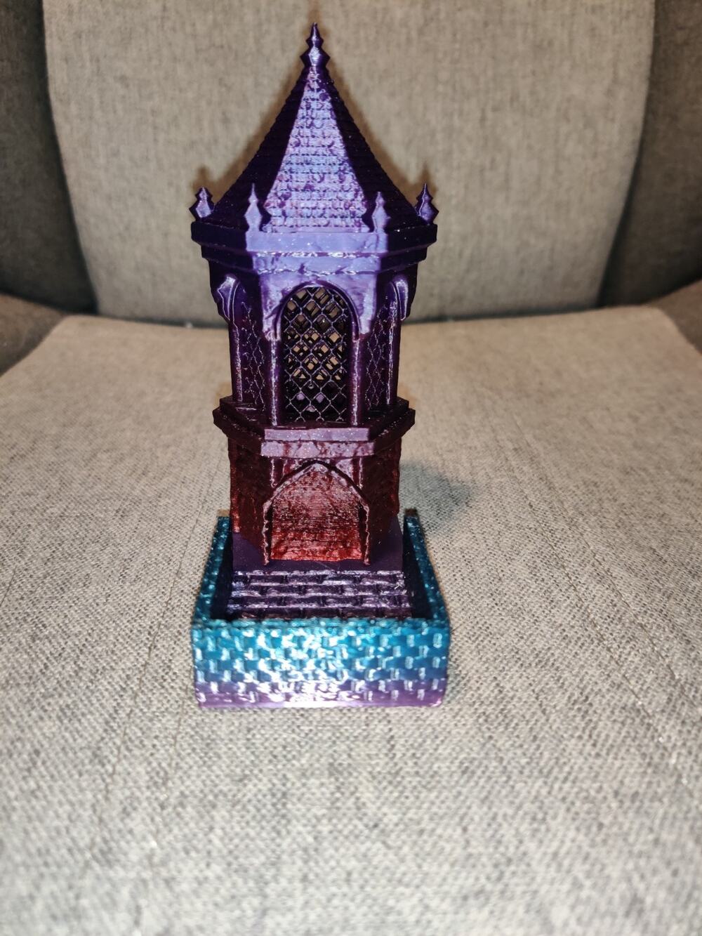 Tiny Towers Ancient Well 5&1/2" Dungeons and Dragons Dice Tower w/ Stand